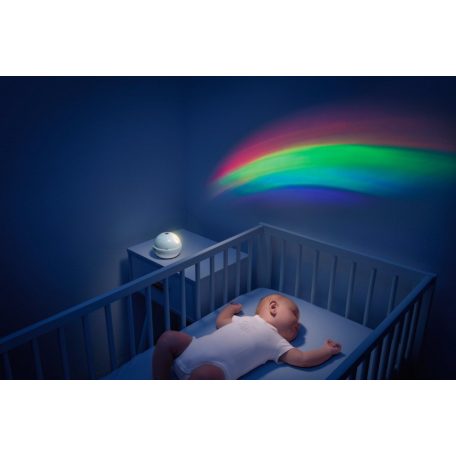 Chicco Rainbow Szivárvány zenélő forgó 3in1
kiságyjáték, projektor, éjjeli lámpa 0h + kék
