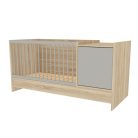 Babastar Harmony 1 ajtós kombiágy - Oak Grey