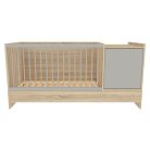 Babastar Harmony 1 ajtós kombiágy - Oak Grey