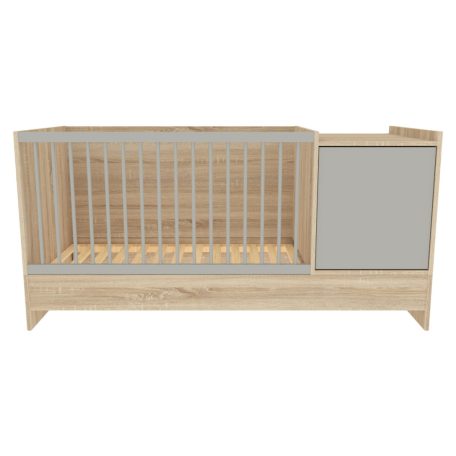 Babastar Harmony 1 ajtós kombiágy - Oak Grey