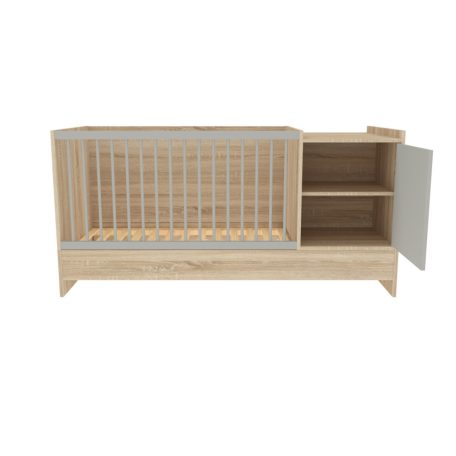 Babastar Harmony 1 ajtós kombiágy - Oak Grey