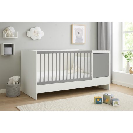 Babastar Harmony 1 ajtós kombiágy - White Grey