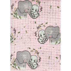 Mintás textil pelenka 1db-os - Elefánt 
