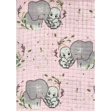 Mintás textil pelenka 1db-os - Elefánt 
