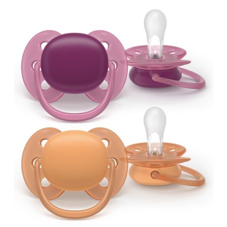 Philips AVENT SCF093/03 Játszócumi Ultrasoft Premium 18+hó lányos 2 db