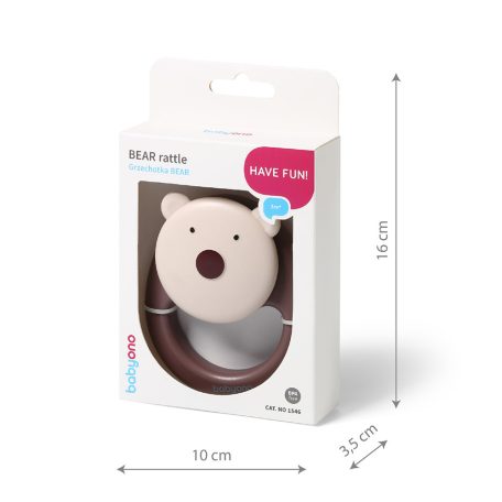 BabyOno csörgő - maci