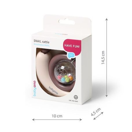 BabyOno csörgő - csiga