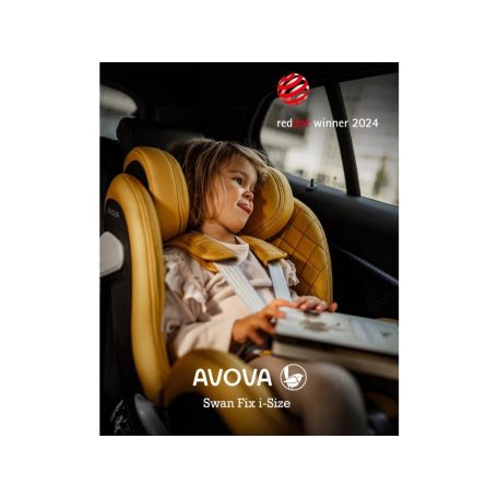 AVOVA Swan-fix i-Size gyerekülés 40-125cm - Berry Pink 