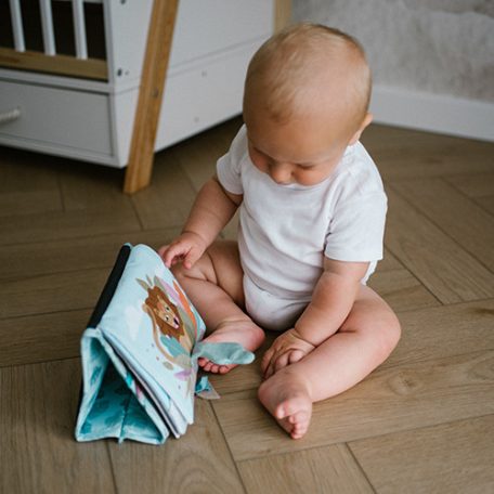 Baby Ono Sensory book SAFARI 0+hó 