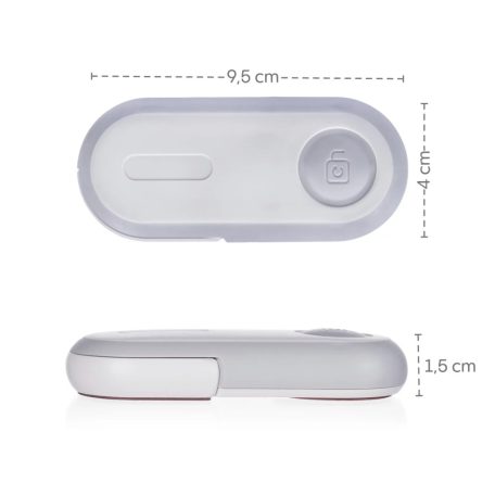 Zopa univerzális szekrényzár 1db - White