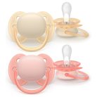 Philips AVENT SCF091/38 Játszócumi Ultrasoft Premium 0-6hó lányos 2 db