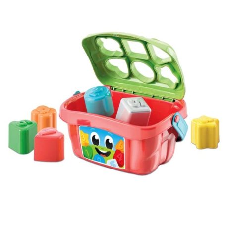 Clementoni - színes formaválogató kosár 10-36+ hó