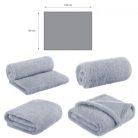 Bocioland wellsoft babatakaró 80x100cm - szürke 