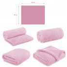 Bocioland wellsoft babatakaró 80x100cm - rózsaszín 