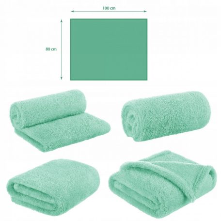 Bocioland wellsoft babatakaró 80x100cm - mentazöld 