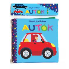 Zörgős textilkönyv - Autók 