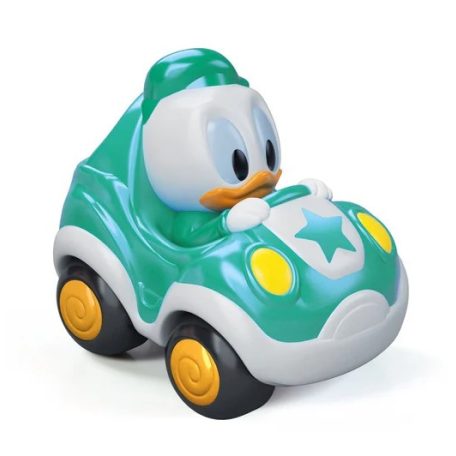 Clementoni Disney Baby gurulós kisautó - Donald kacsa kék ruhában