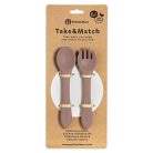 P&M Szilikon evőeszközök TAKE&MATCH Velvet Latte 6m+