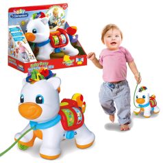 Clementoni - készségfejlesztő húzható póni 