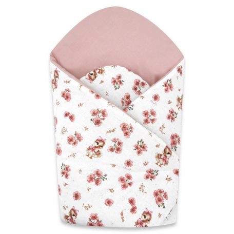 Baby Shop pólyatakaró 75x75cm - rózsaszín kacsa 