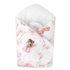 Baby Shop pólyatakaró 75x75cm - Varázsló tündér rózsaszín 