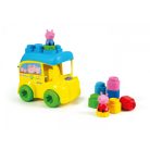 Clementoni Baby Peppa malac autóbusz építőkocka készlet
