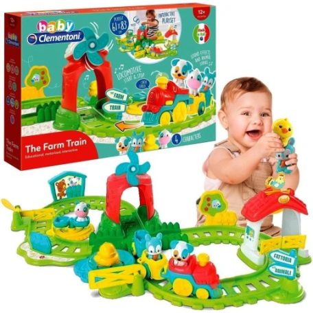 Clementoni farm kisvonat szett