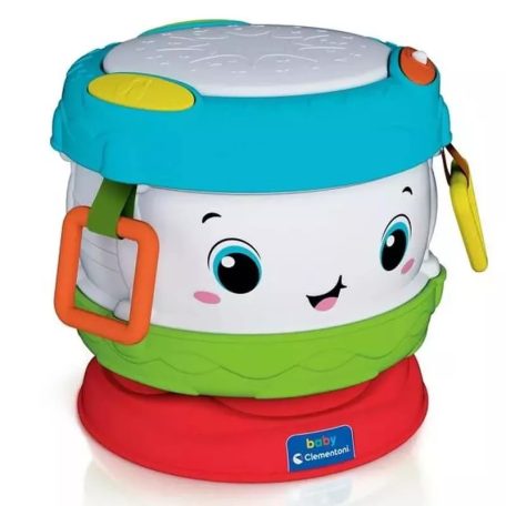 Clementoni Készségfejlesztő dob fénnyel és hanggal 10hó+