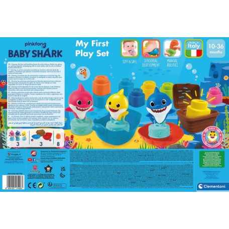 Clementoni - Clemmy Baby Shark játékszett 10 hó+