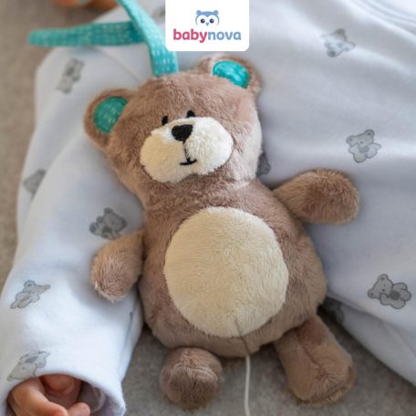 Baby-Nova  plüss zenélő játék - maci