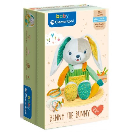 Clementoni Plüss nyuszi díszdobozban 