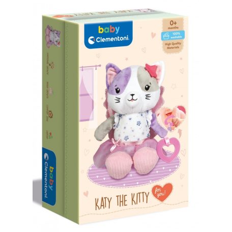 Clementoni Plüss cica díszdobozban 