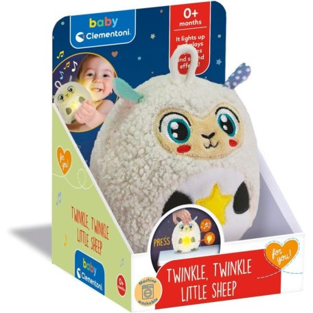 Clementoni Twinkle-twinkle kicsi bárány interaktív bébijáték 0+ hó