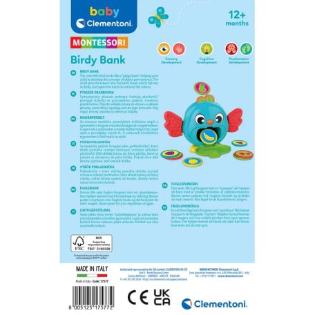Clementoni Montessori madárpersely készségfejlesztő  játék