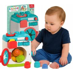   Clementoni Szenzoros mosógép puha építőkockákkal 12+hó