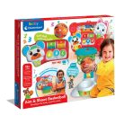 Clementoni Interaktív kosárlabda palánk puha labdával 18hó+