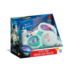 Clementoni Plüss nyuszi északi fény projektor 0+hó