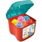 Clementoni Szenzoros doboz puha építőkockákkal fejlesztő játék 6+hó