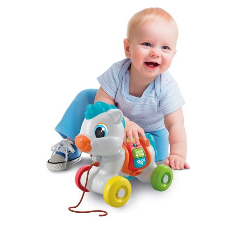 Clementoni Zenélő póni húzható bébijáték