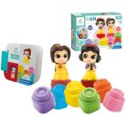 Clementoni Clemmy Disney Princess puha építőkockák fejlesztőjáték