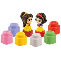   Clementoni Clemmy Disney Princess puha építőkockák fejlesztőjáték