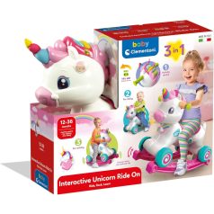   Clementoni 3 az 1-ben interaktív hintaló 12-36 hó - rózsaszín 