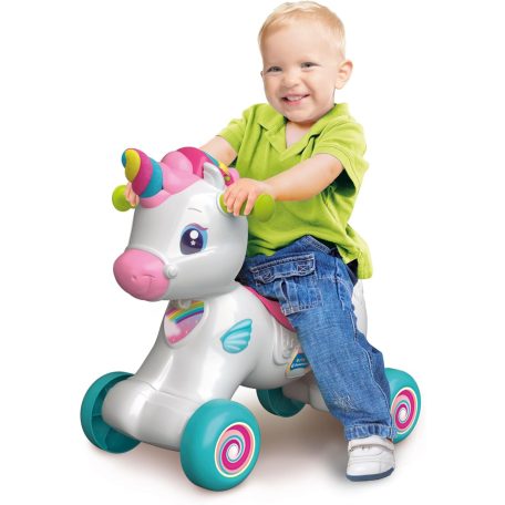 Clementoni 3 az 1-ben interaktív hintaló 12-36 hó - rózsaszín 