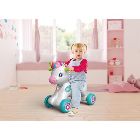 Clementoni 3 az 1-ben interaktív hintaló 12-36 hó - rózsaszín 