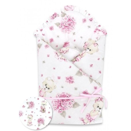 Baby Shop kókuszpólya 75x75cm - Balerina maci rózsaszín 