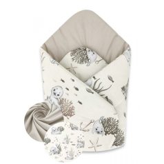 Baby Shop pólyatakaró 75x75cm - ekrü fóka 