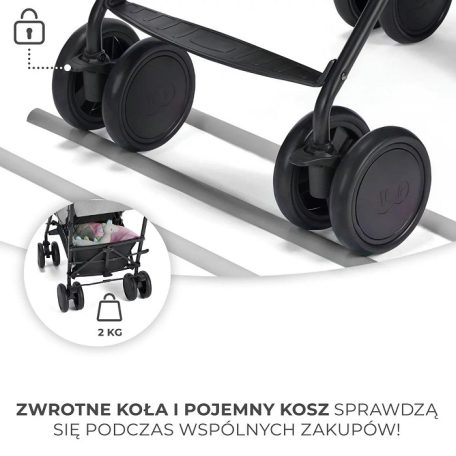 Kinderkraft SIESTA sport babakocsi - grey