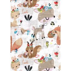 Mintás textil pelenka 1db-os - Lovely