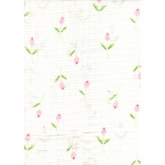 Mintás textil pelenka 1db-os - tulipán
