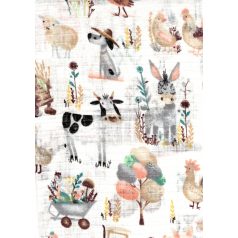 Mintás textil pelenka 1db-os - Élet a farmon